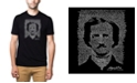 LA Pop Art Mens Premium Blend Word Art T-Shirt - Edgar Allen Poe - The Raven
